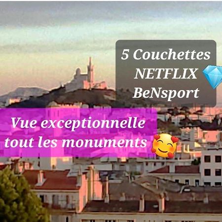 Sublime 2 Pieces Vue Incroyable Mer Et Tout Les Monuments De マルセイユ エクステリア 写真