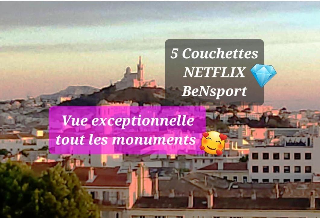 Sublime 2 Pieces Vue Incroyable Mer Et Tout Les Monuments De マルセイユ エクステリア 写真
